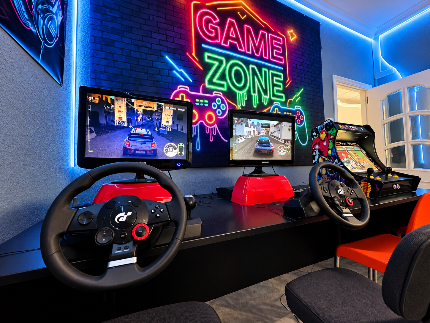 Simulador de Conducción Carreras Playseat en Piratines Torrijos